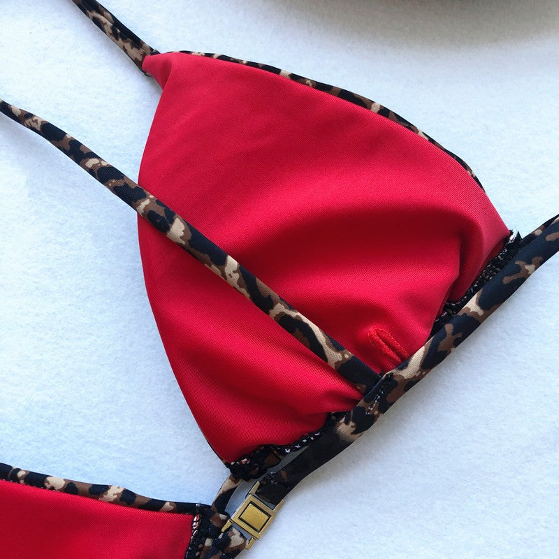 Micro Leopard Bikini High Cut Swimwear