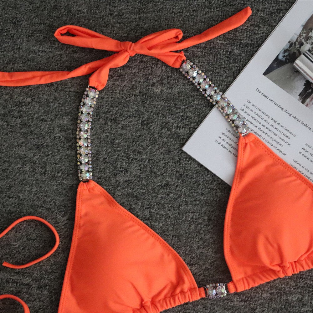 Luxury Rhinestone Bikini Crystal Diamond Swimsuit