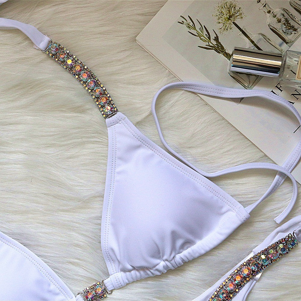 Luxury Rhinestone Bikini Crystal Diamond Swimsuit