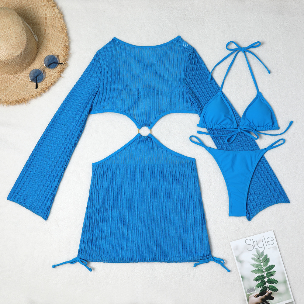 Three-Piece Beach Brazilian Bikini Set