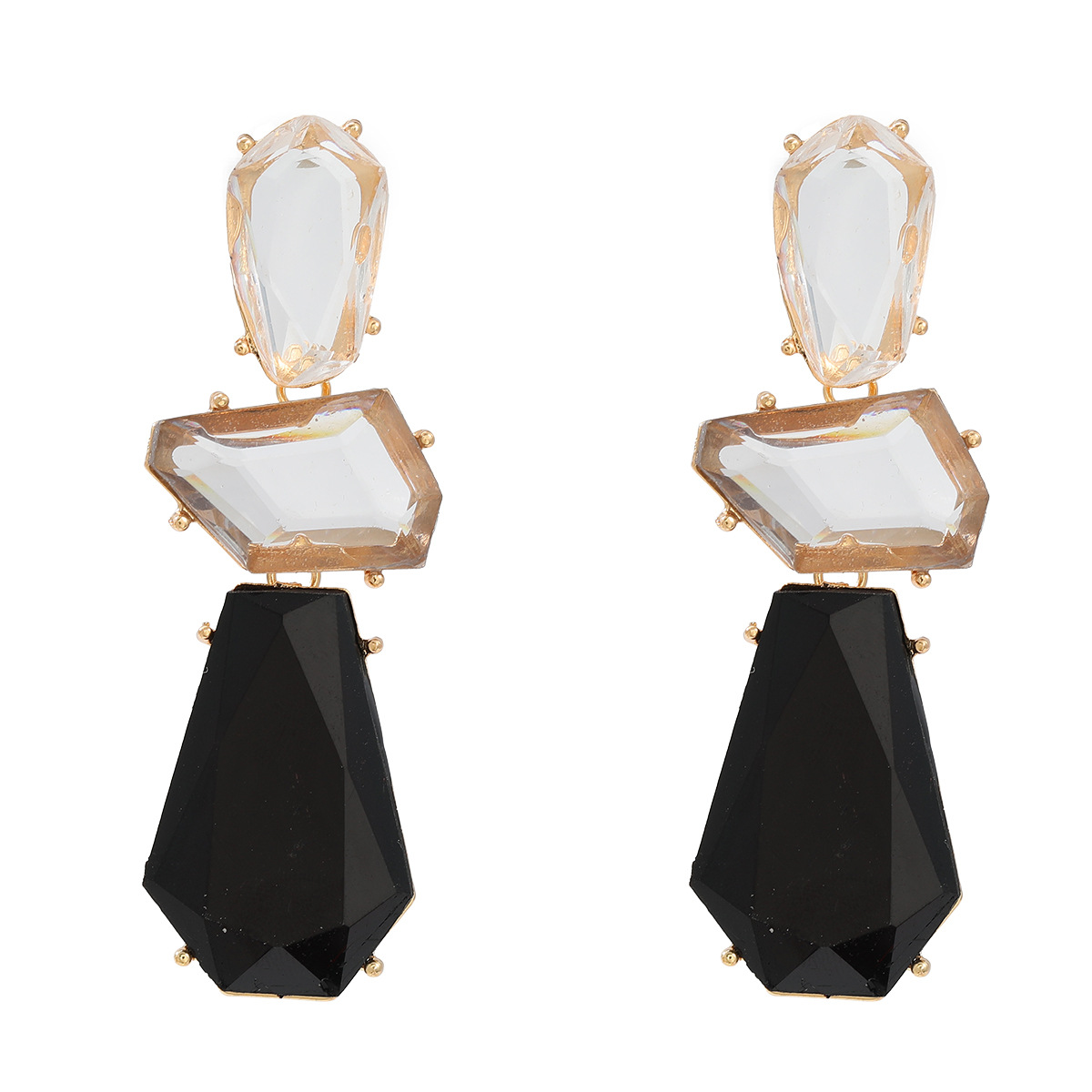 Vintage Bohemian Dangle Drop Earrings Acrylic Geometric