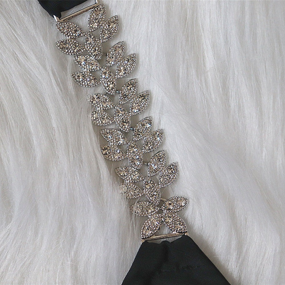 Classic Halter Rhinestone Diamond Bikini