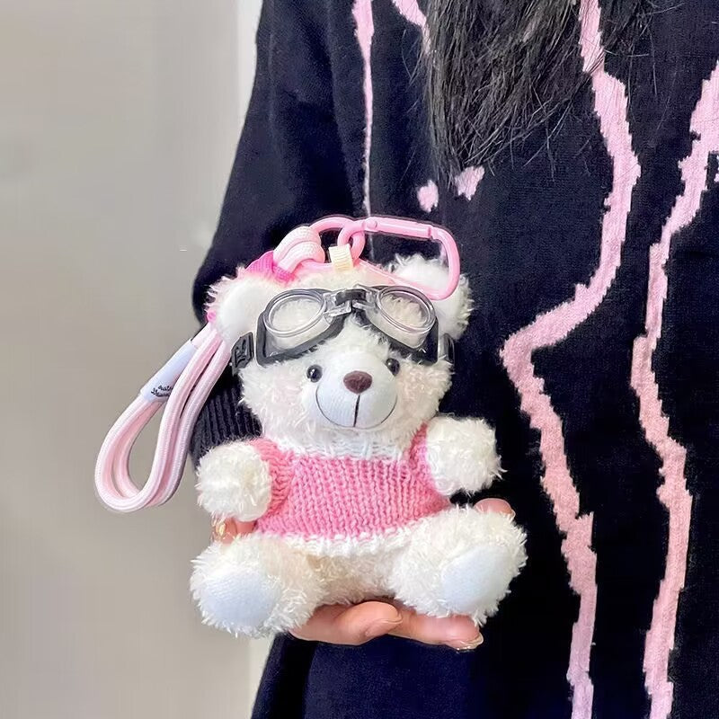 Cartoon Brown Bear Doll Plush Pendant Bag Hangings