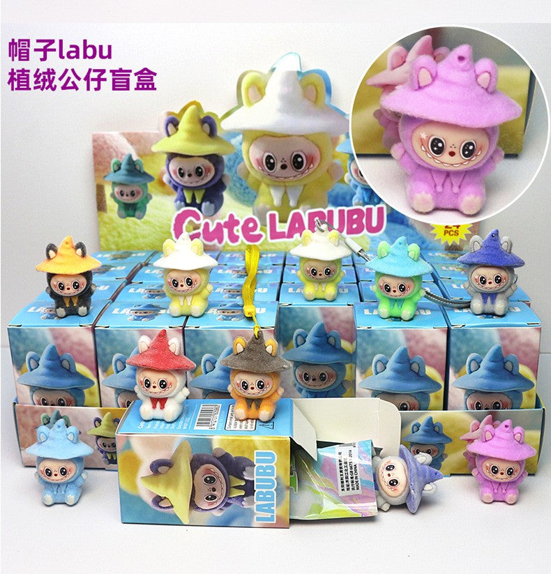 24pcs set Mini Labubu Pendant Blind Box Toys Kawaii Anime Surprise box