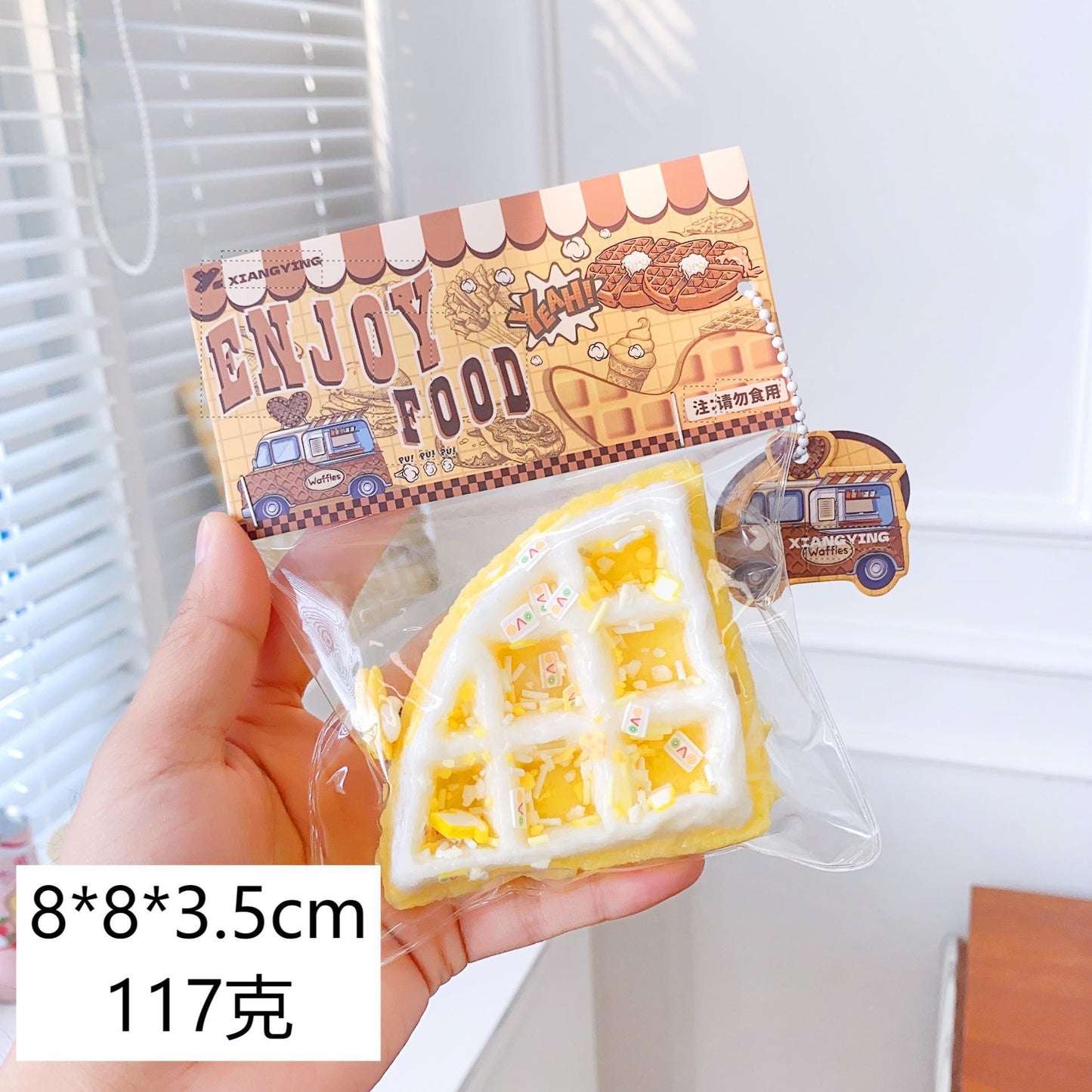 Squishy Kids Food Waffle Bread Donuts Slow Rising Squeeze Stress Relief Toys