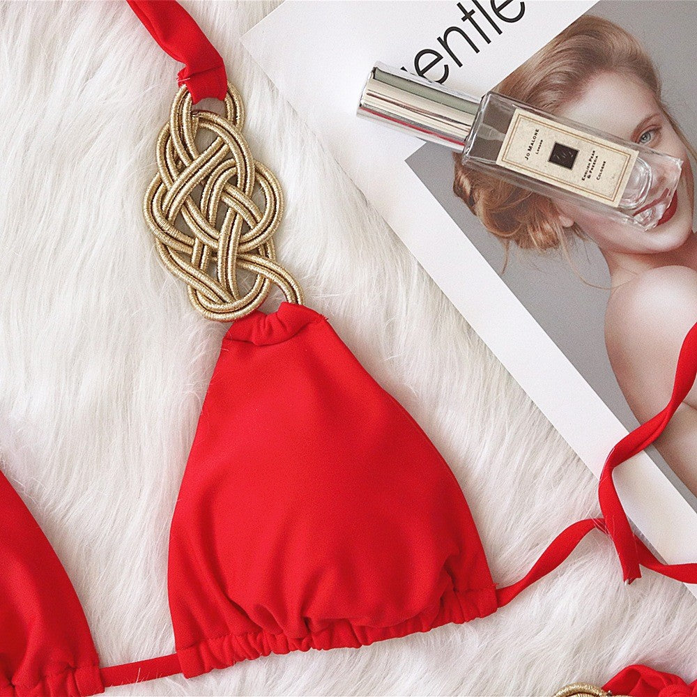 Sexy Unique weaving Brazilian Bikini Set