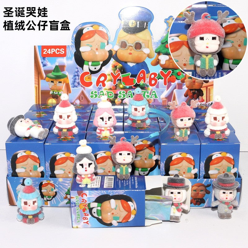 24pcs set Mini Labubu Pendant Blind Box Toys Kawaii Anime Surprise box