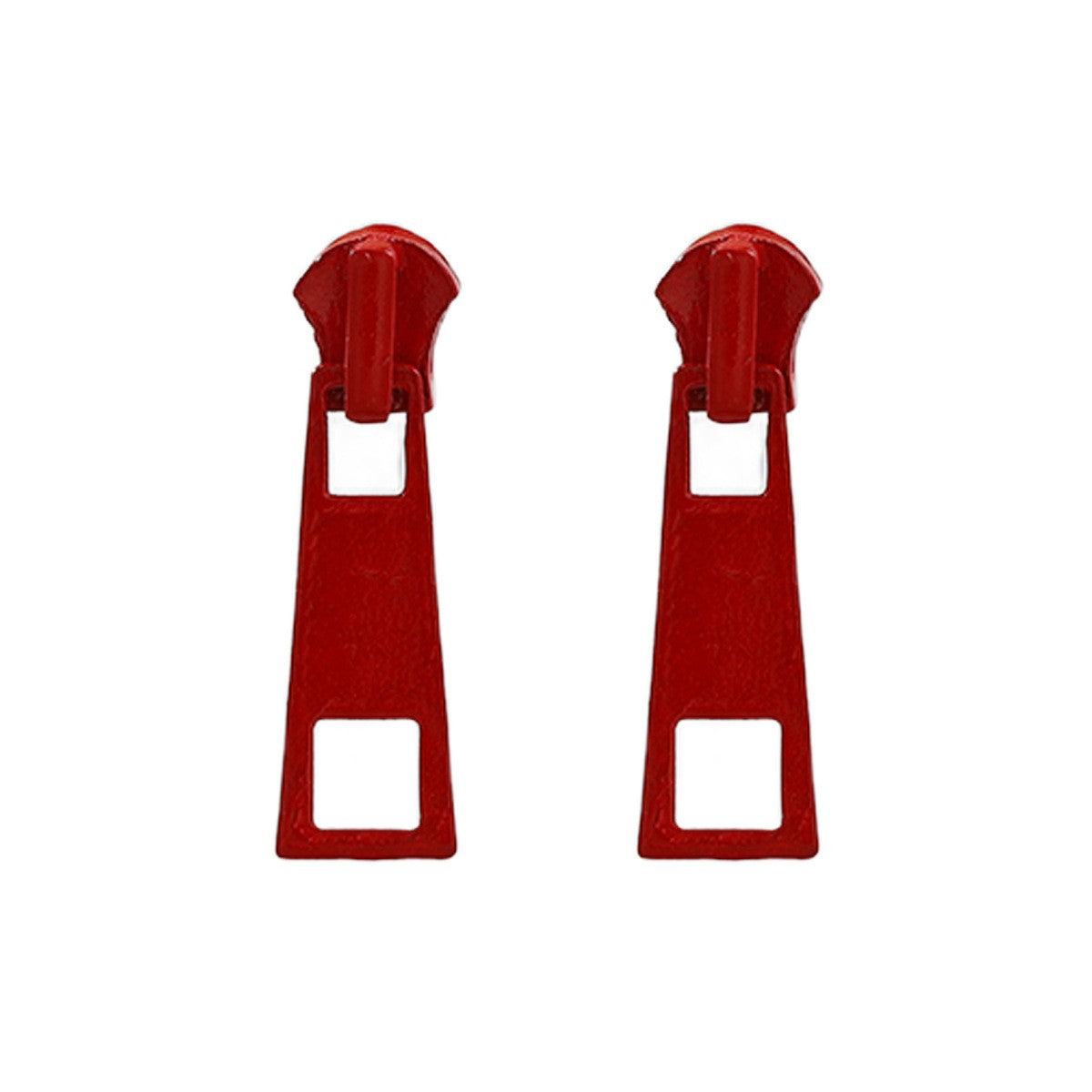 Personality Zipper Stud Earrings Unusual Jewelry