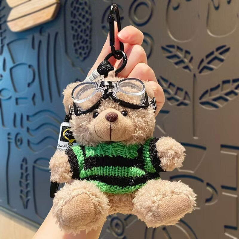 Cartoon Brown Bear Doll Plush Pendant Bag Hangings