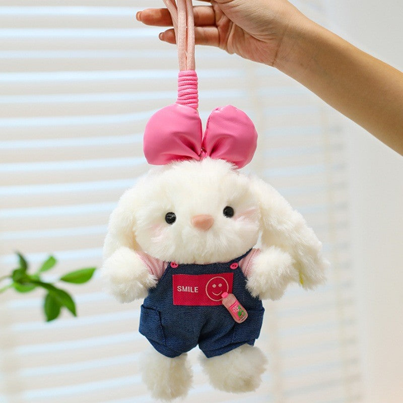 Cute Lop-eared Rabbit Plush Doll Keychain Pendant