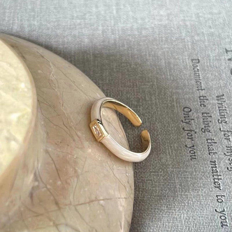 Fashion Gold Plated Butterfly Flower Finger Ring Birthday Gifts