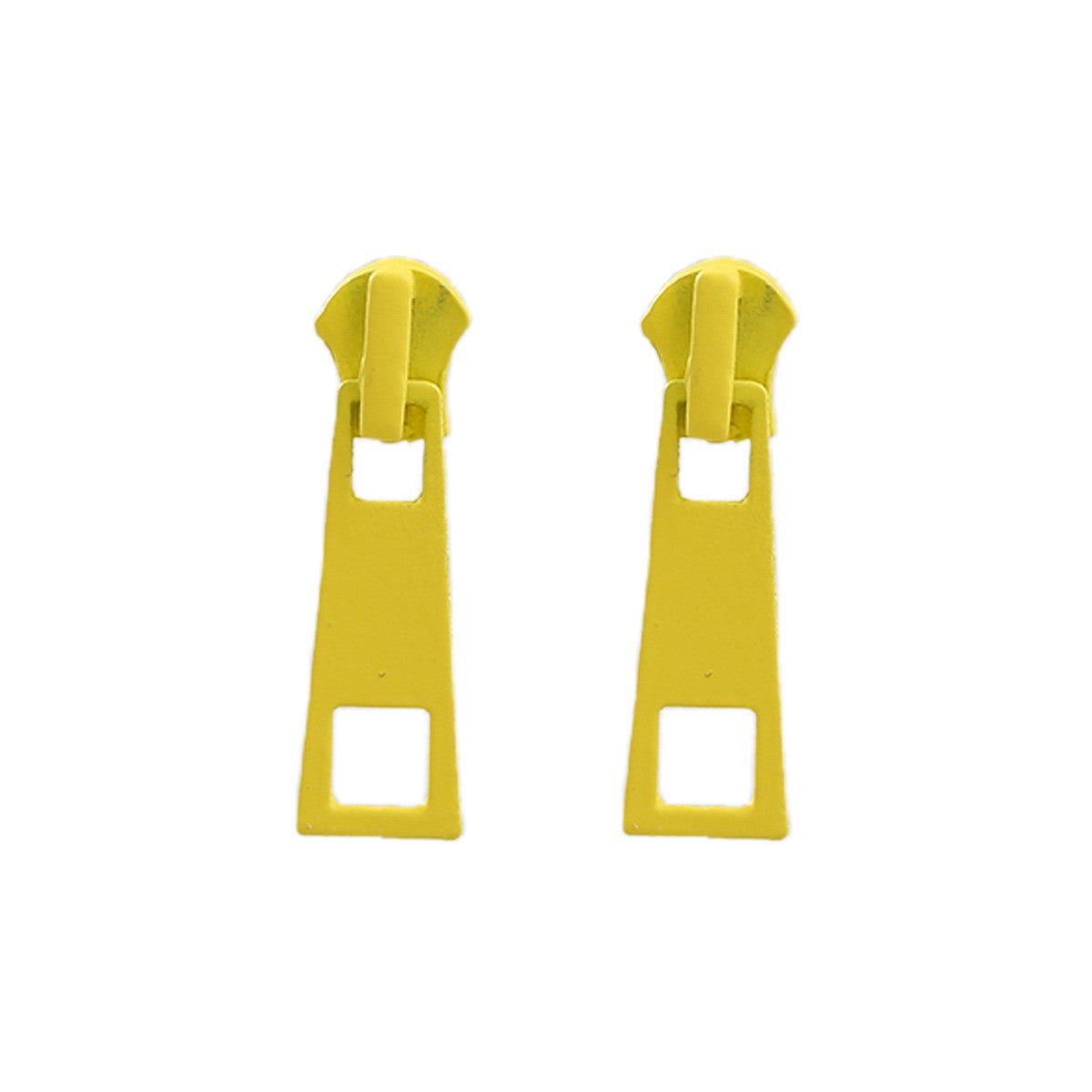 Personality Zipper Stud Earrings Unusual Jewelry
