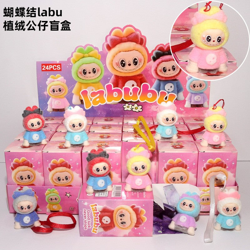 24pcs set Mini Labubu Pendant Blind Box Toys Kawaii Anime Surprise box