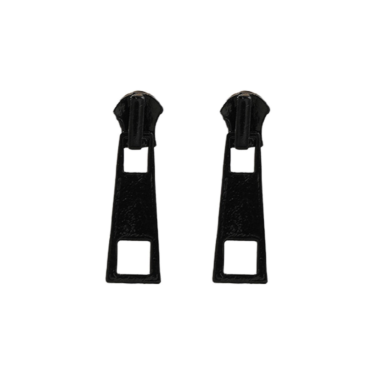Personality Zipper Stud Earrings Unusual Jewelry