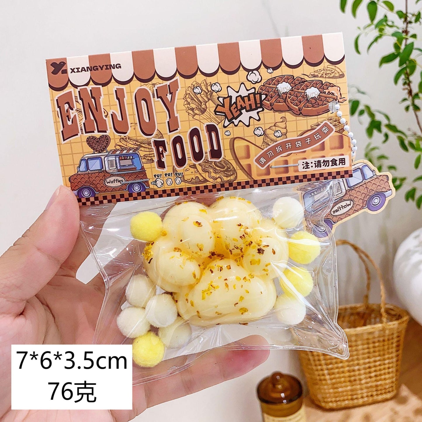 Squishy Kids Food Waffle Bread Donuts Slow Rising Squeeze Stress Relief Toys