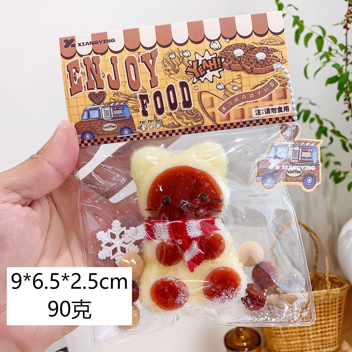 Squishy Kids Food Waffle Bread Donuts Slow Rising Squeeze Stress Relief Toys
