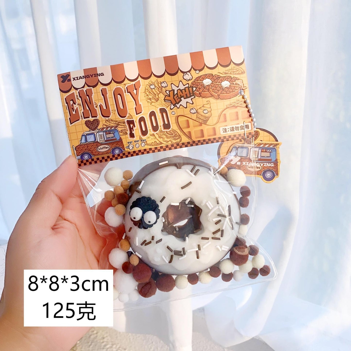 Squishy Kids Food Waffle Bread Donuts Slow Rising Squeeze Stress Relief Toys