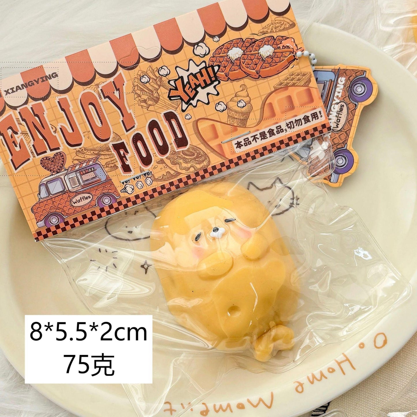 Squishy Kids Food Waffle Bread Donuts Slow Rising Squeeze Stress Relief Toys