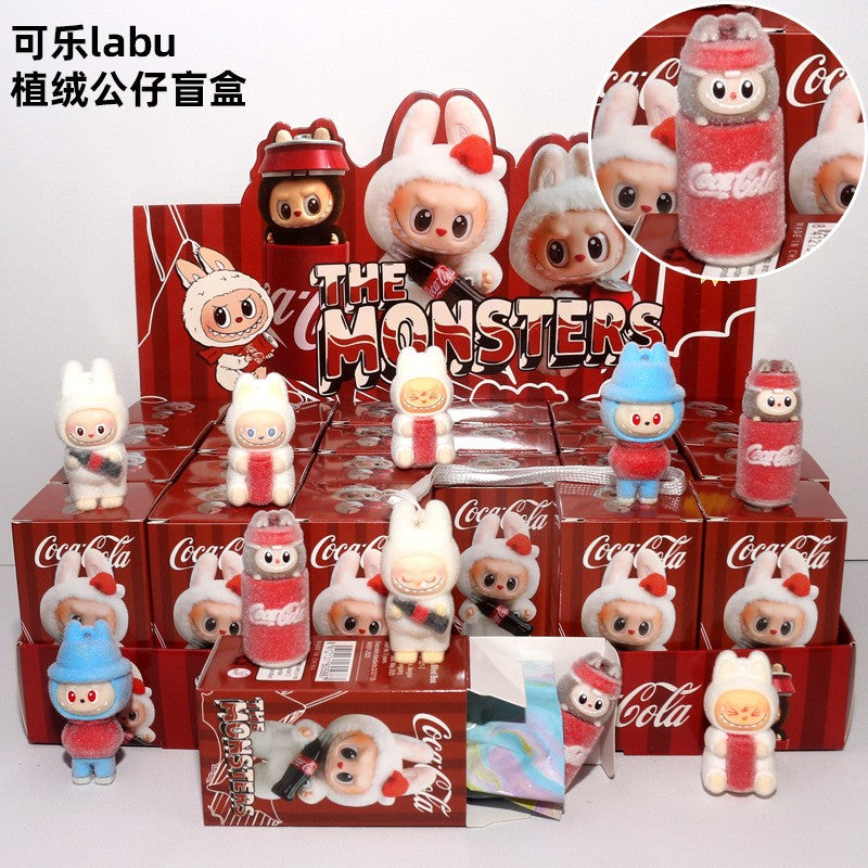 24pcs set Mini Labubu Pendant Blind Box Toys Kawaii Anime Surprise box