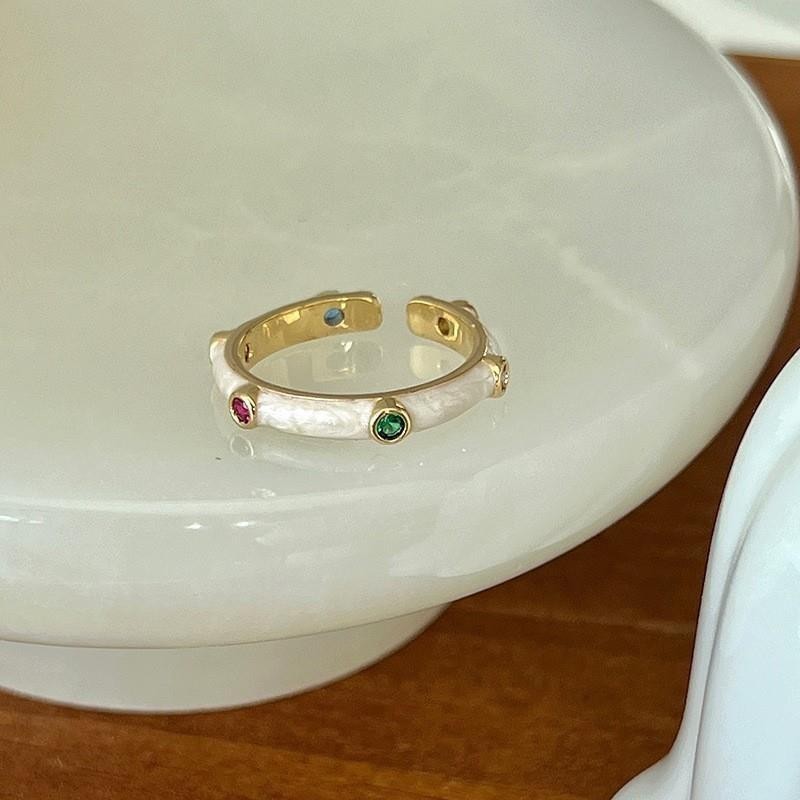 Fashion Gold Plated Butterfly Flower Finger Ring Birthday Gifts