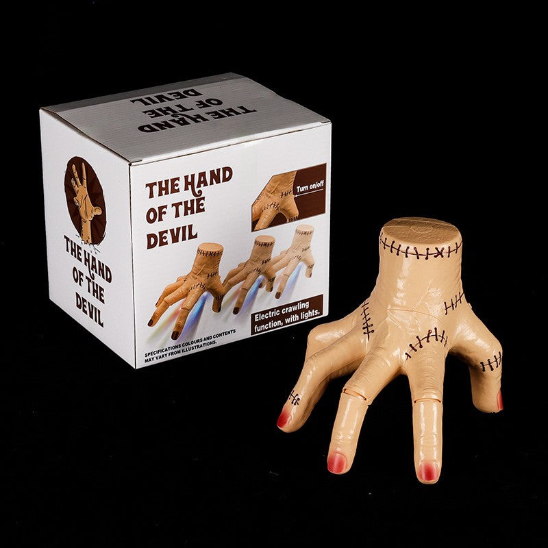 Halloween Horror Props Electric Crawling Broken Wednesday Hands