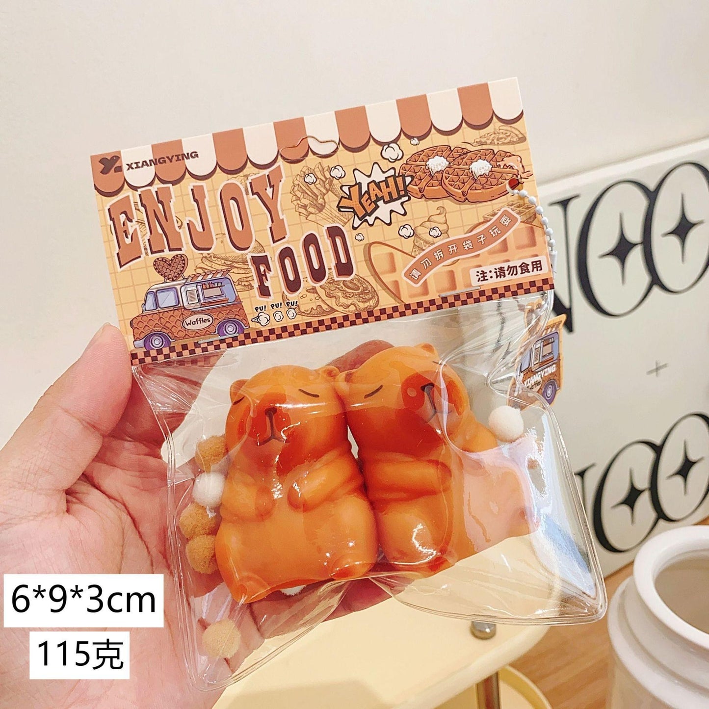 Squishy Kids Food Waffle Bread Donuts Slow Rising Squeeze Stress Relief Toys