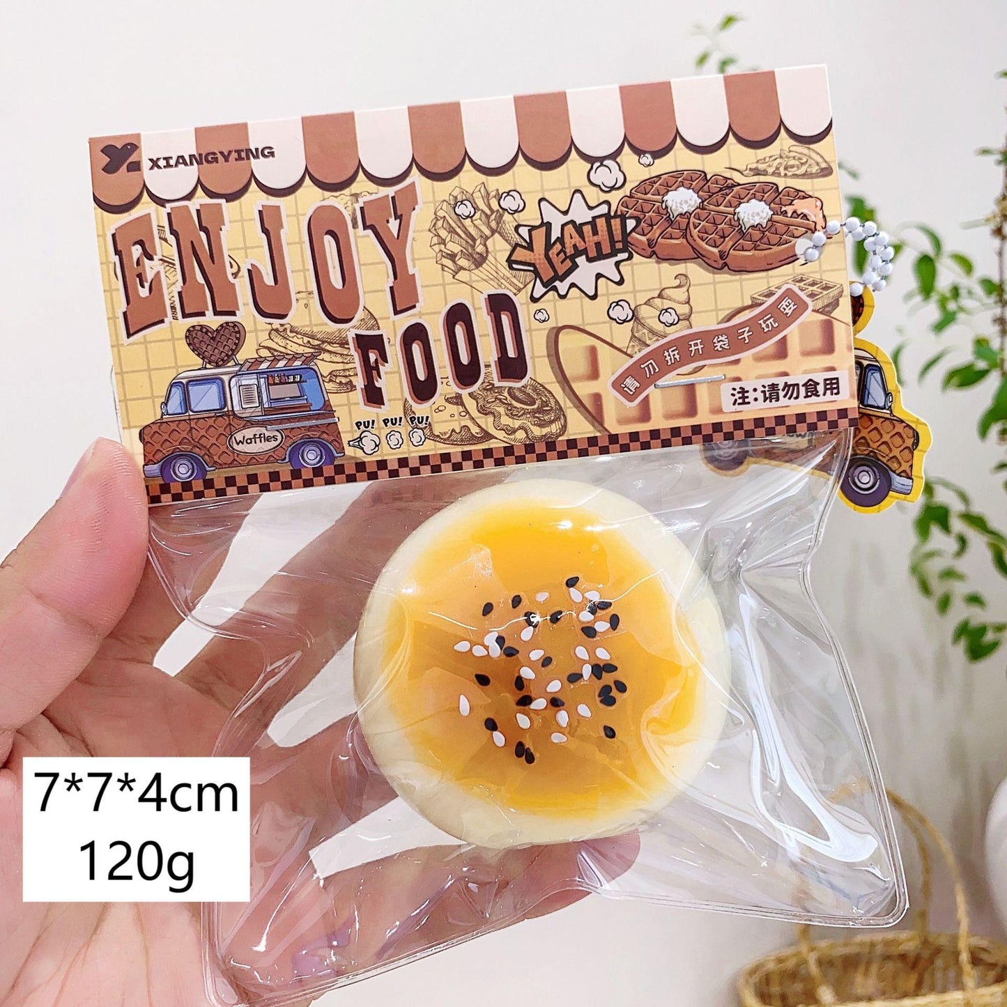 Squishy Kids Food Waffle Bread Donuts Slow Rising Squeeze Stress Relief Toys