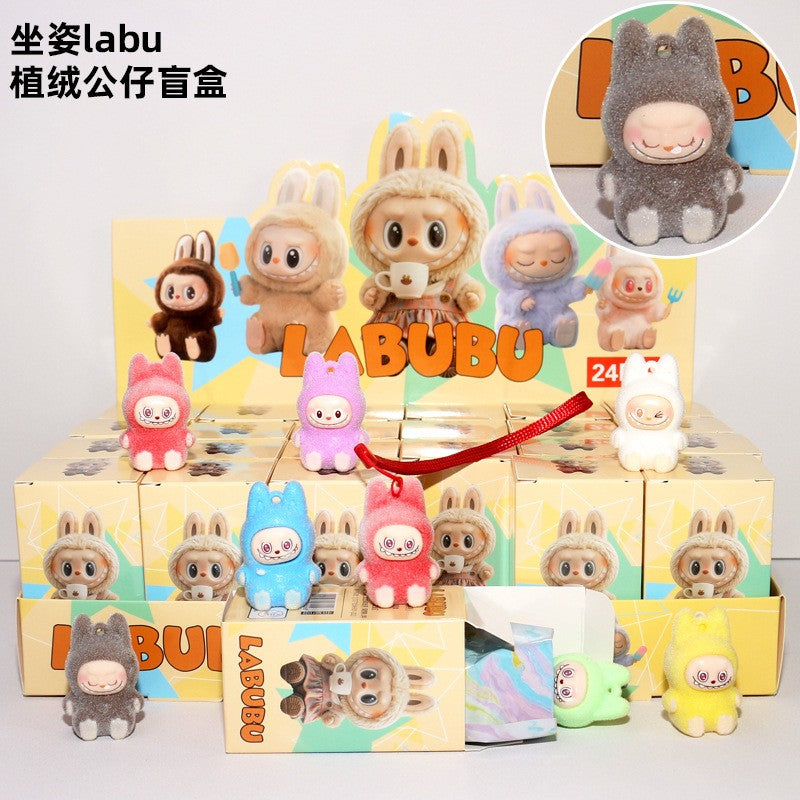 24pcs set Mini Labubu Pendant Blind Box Toys Kawaii Anime Surprise box
