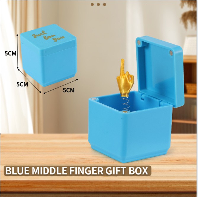 Middle Finger Surprise Gift Boxs Christmas Fun Prank Gift