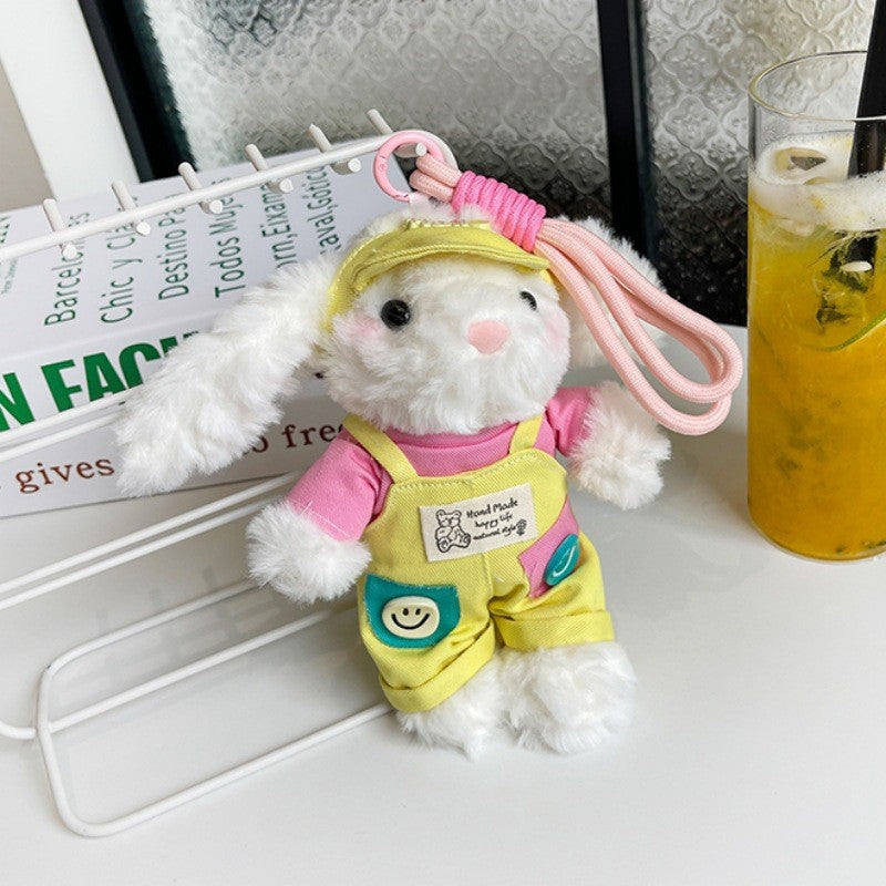 Cute Lop-eared Rabbit Plush Doll Keychain Pendant