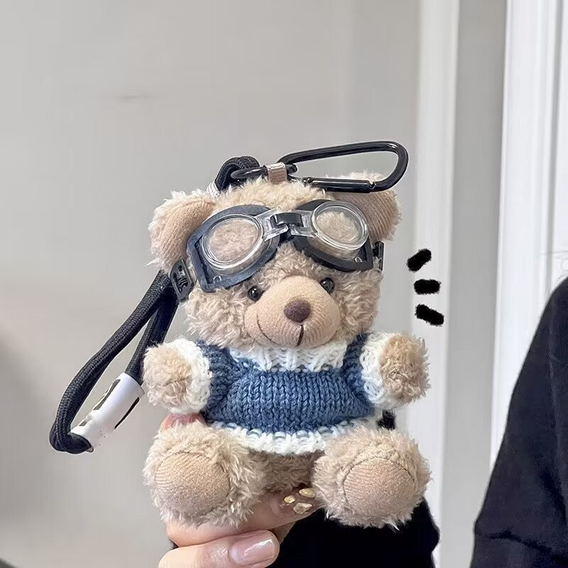 Cartoon Brown Bear Doll Plush Pendant Bag Hangings