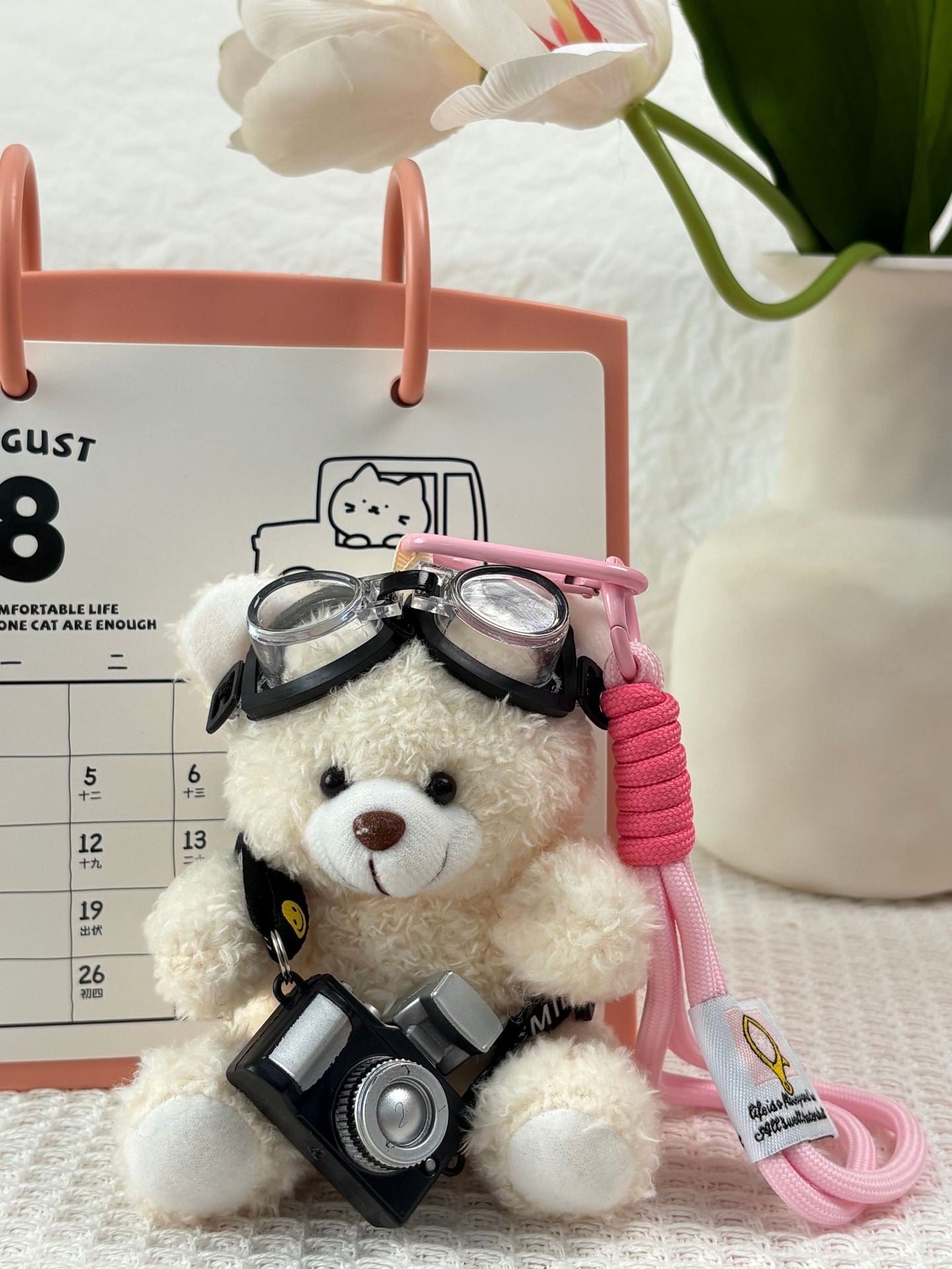 Cartoon Brown Bear Doll Plush Pendant Bag Hangings