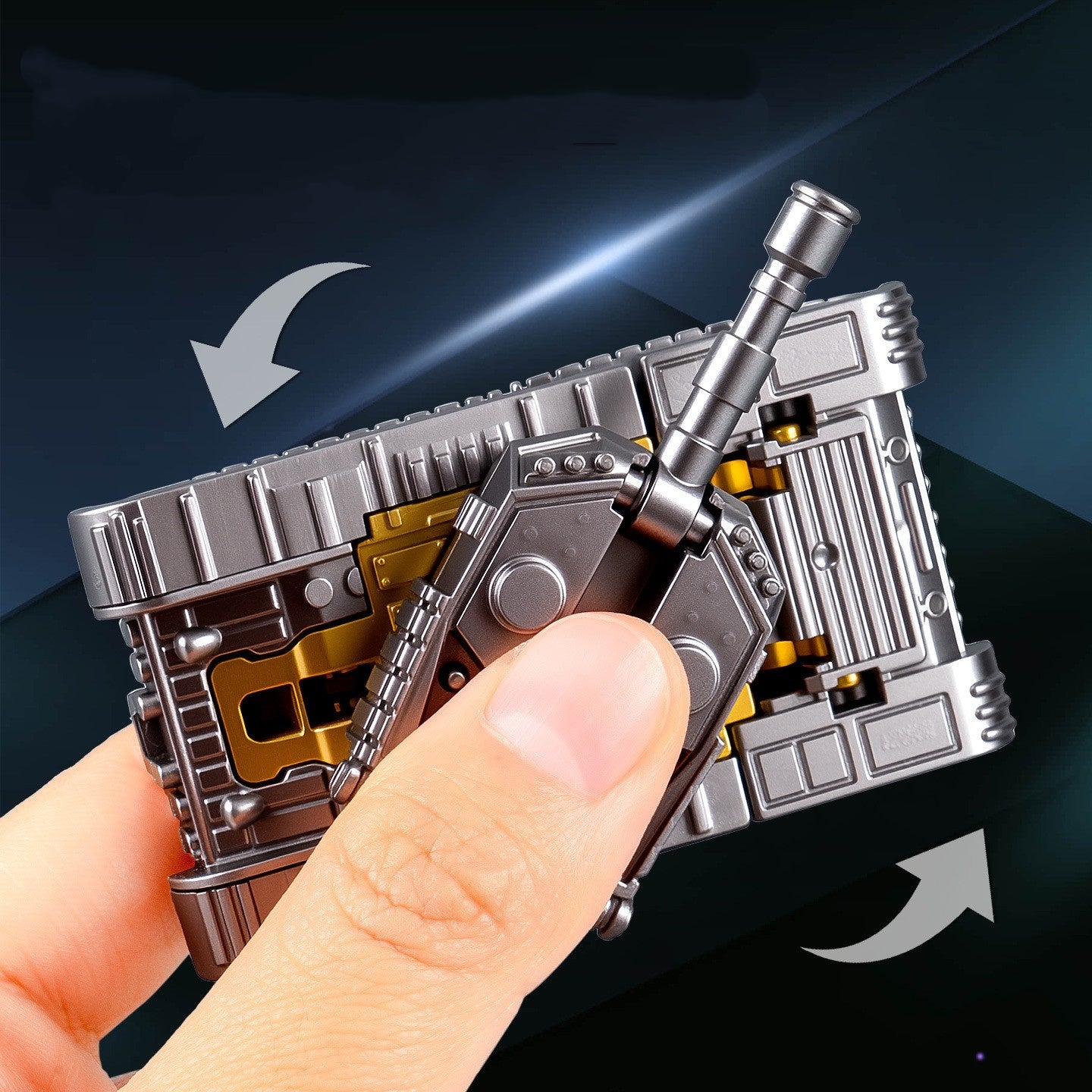 Mech Fidget Spinner Simulated Tank Deformation Robot Stress Relief Toy