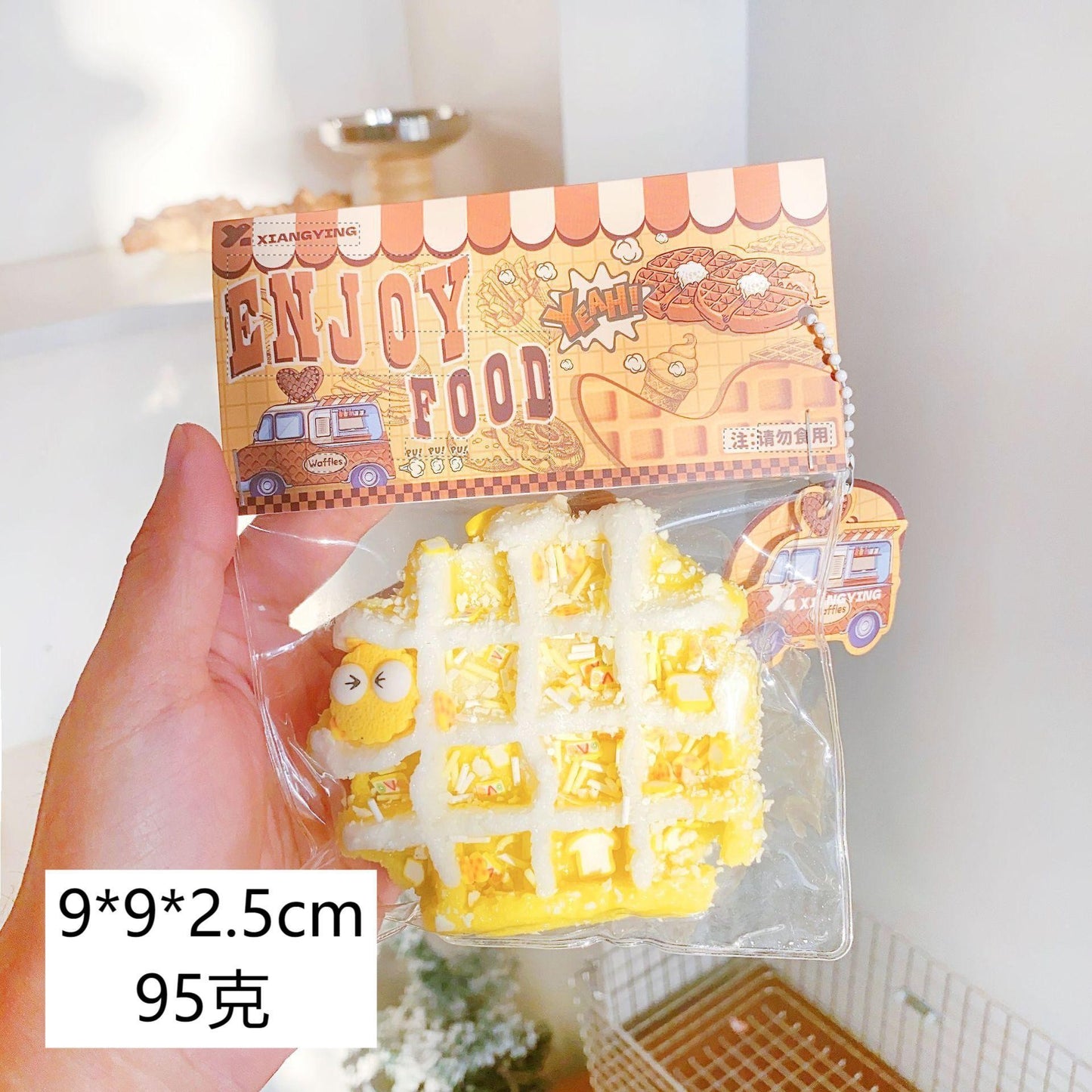 Squishy Kids Food Waffle Bread Donuts Slow Rising Squeeze Stress Relief Toys