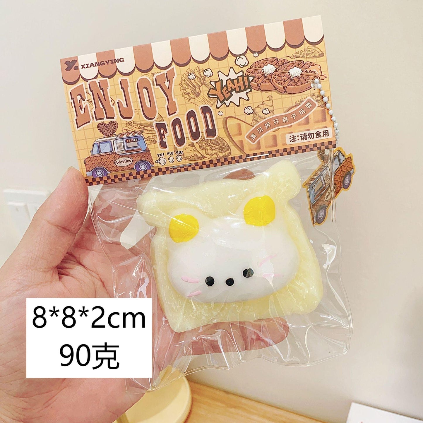 Squishy Kids Food Waffle Bread Donuts Slow Rising Squeeze Stress Relief Toys