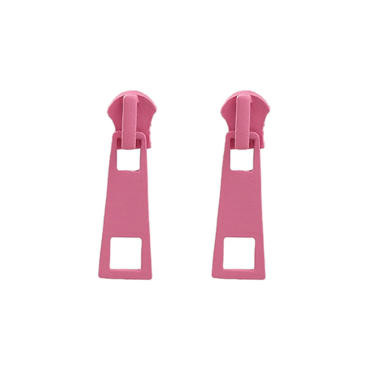 Personality Zipper Stud Earrings Unusual Jewelry