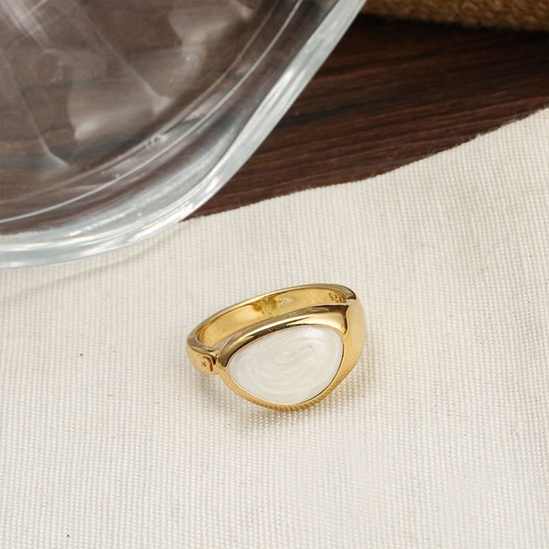 Fashion Gold Plated Butterfly Flower Finger Ring Birthday Gifts