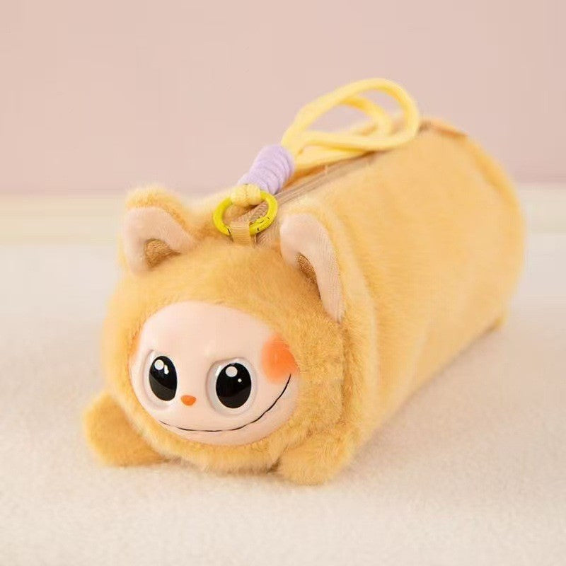 Disney Stitch Labubu Plush Pencil Case Anime Kawaii