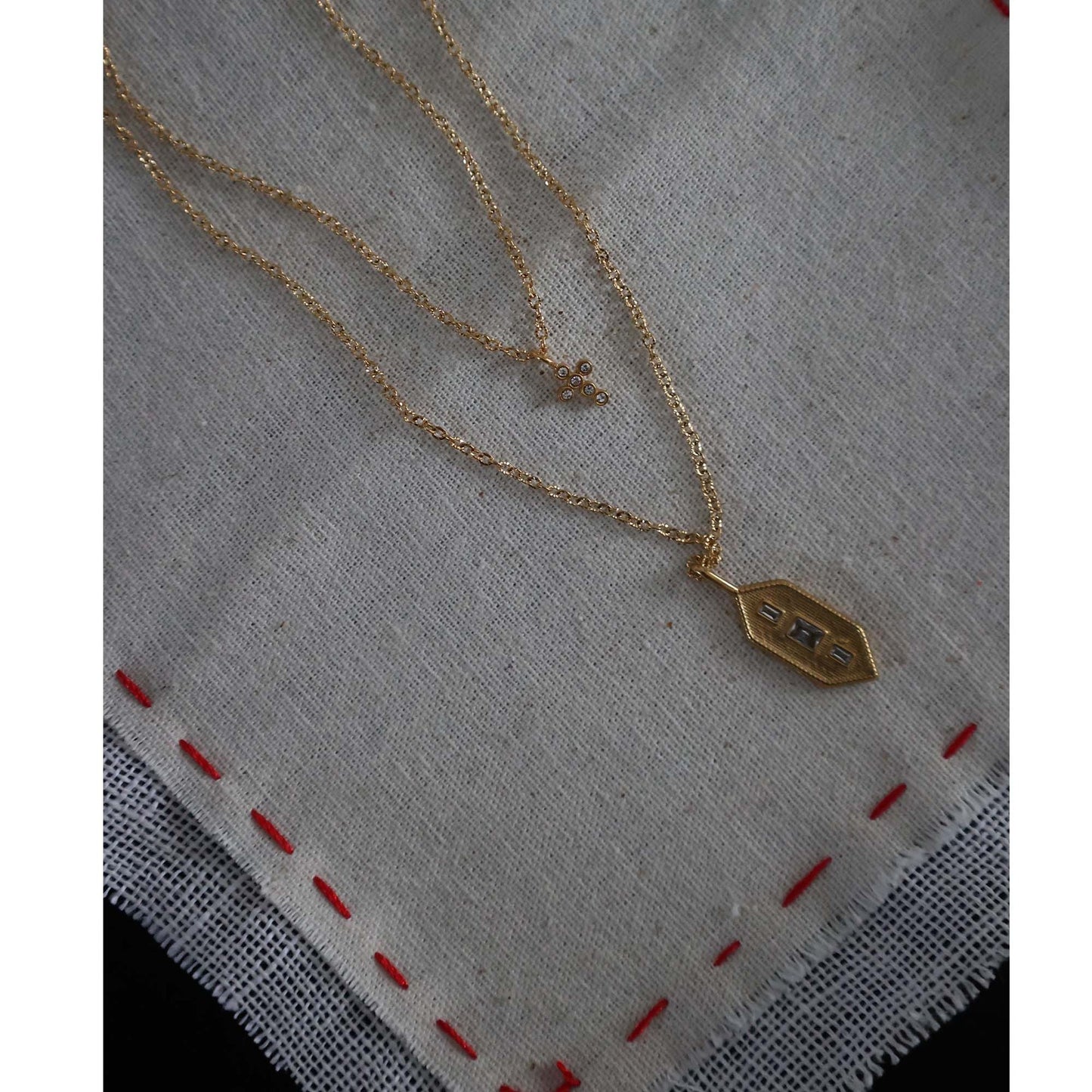 Women Cross Pendant Necklace Simple Temperament