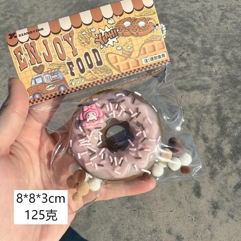 Squishy Kids Food Waffle Bread Donuts Slow Rising Squeeze Stress Relief Toys