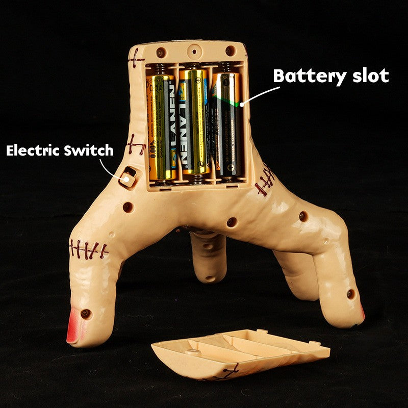Halloween Horror Props Electric Crawling Broken Wednesday Hands