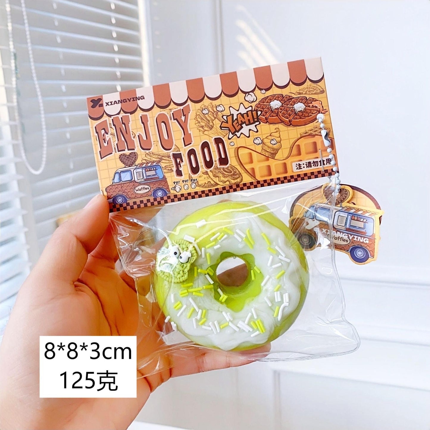 Squishy Kids Food Waffle Bread Donuts Slow Rising Squeeze Stress Relief Toys