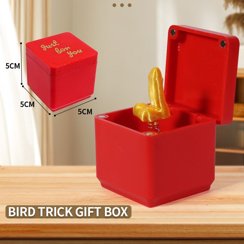 Middle Finger Surprise Gift Boxs Christmas Fun Prank Gift