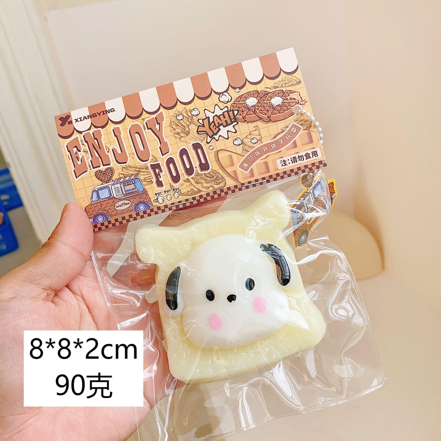 Squishy Kids Food Waffle Bread Donuts Slow Rising Squeeze Stress Relief Toys
