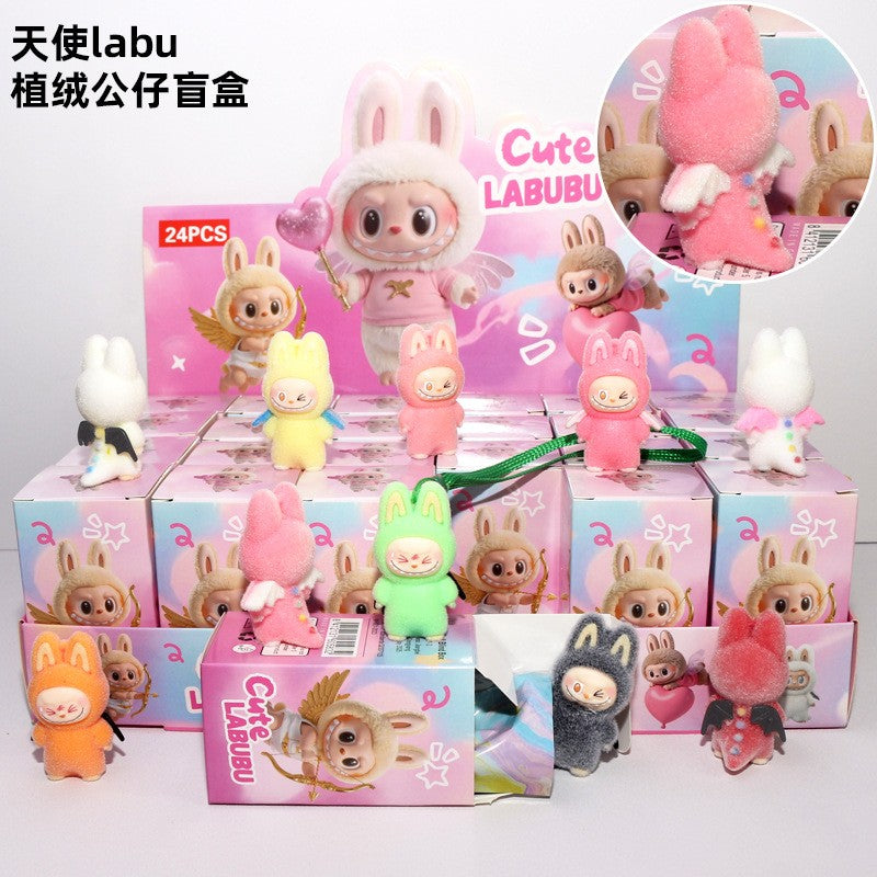 24pcs set Mini Labubu Pendant Blind Box Toys Kawaii Anime Surprise box