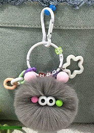 Cartoon Plush Doll Bag Pendant Car Keychain