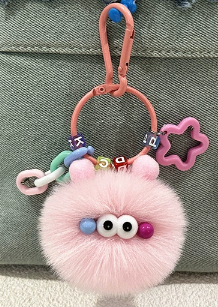 Cartoon Plush Doll Bag Pendant Car Keychain