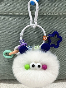 Cartoon Plush Doll Bag Pendant Car Keychain