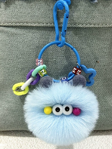 Cartoon Plush Doll Bag Pendant Car Keychain