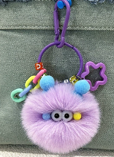Cartoon Plush Doll Bag Pendant Car Keychain